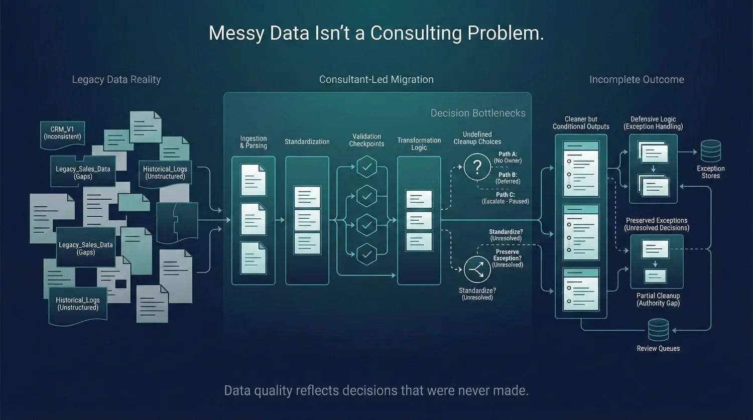 Data Migration Bottleneck Flowchart