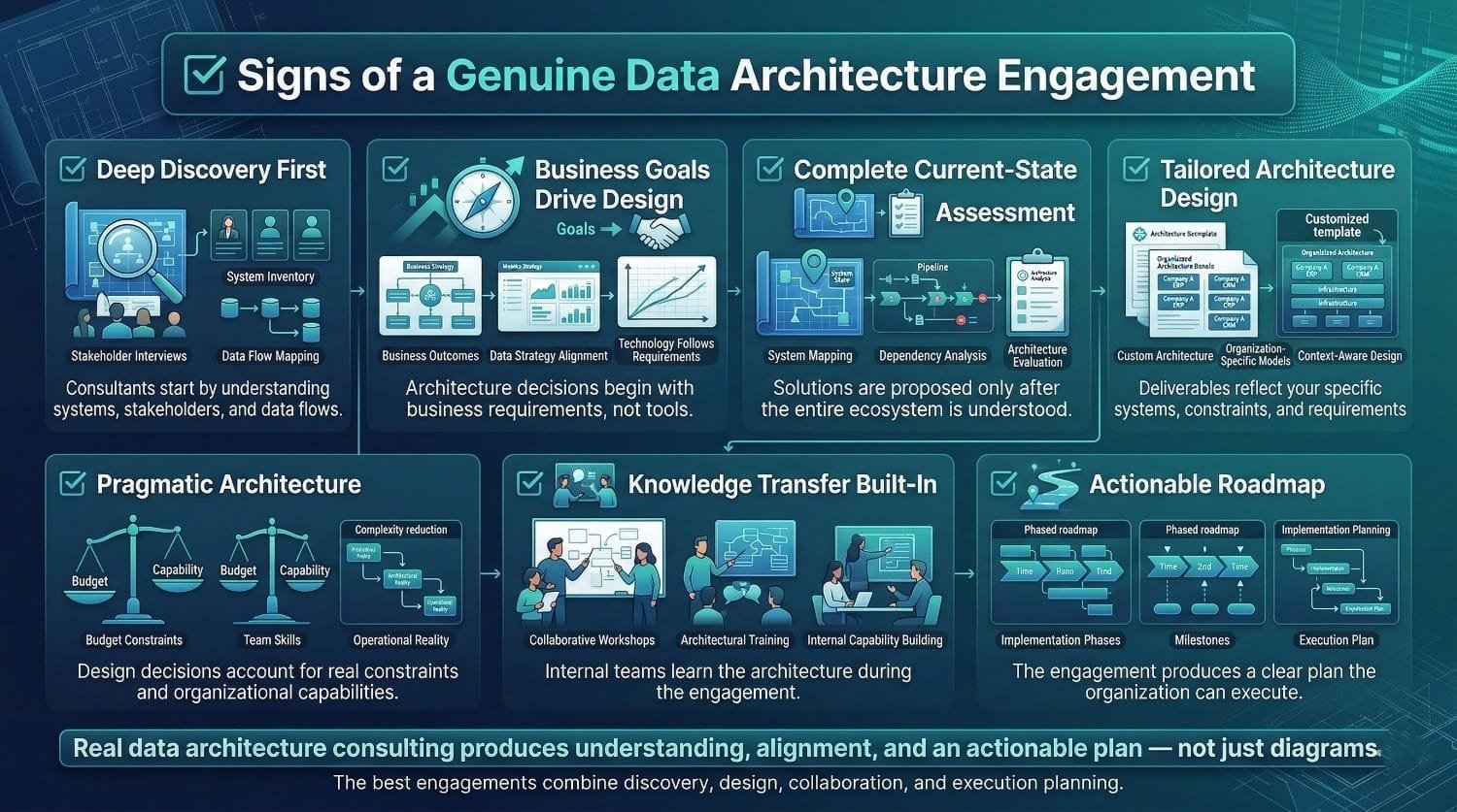 Data Architecture Engagement Signs