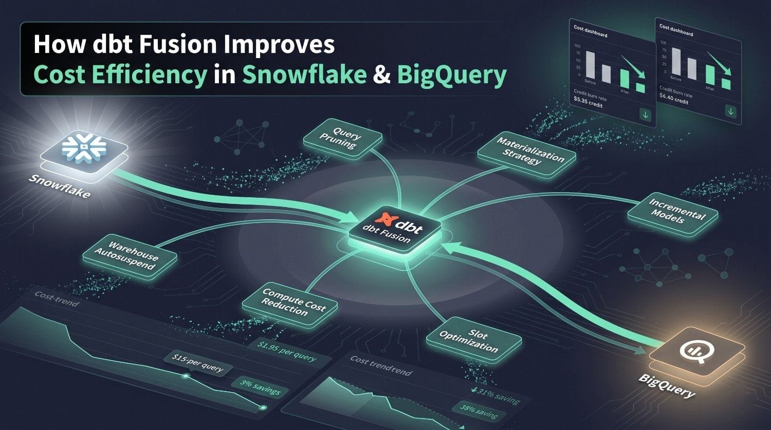 dbt Fusion Cost Optimization Guide: Snowflake & BigQuery
